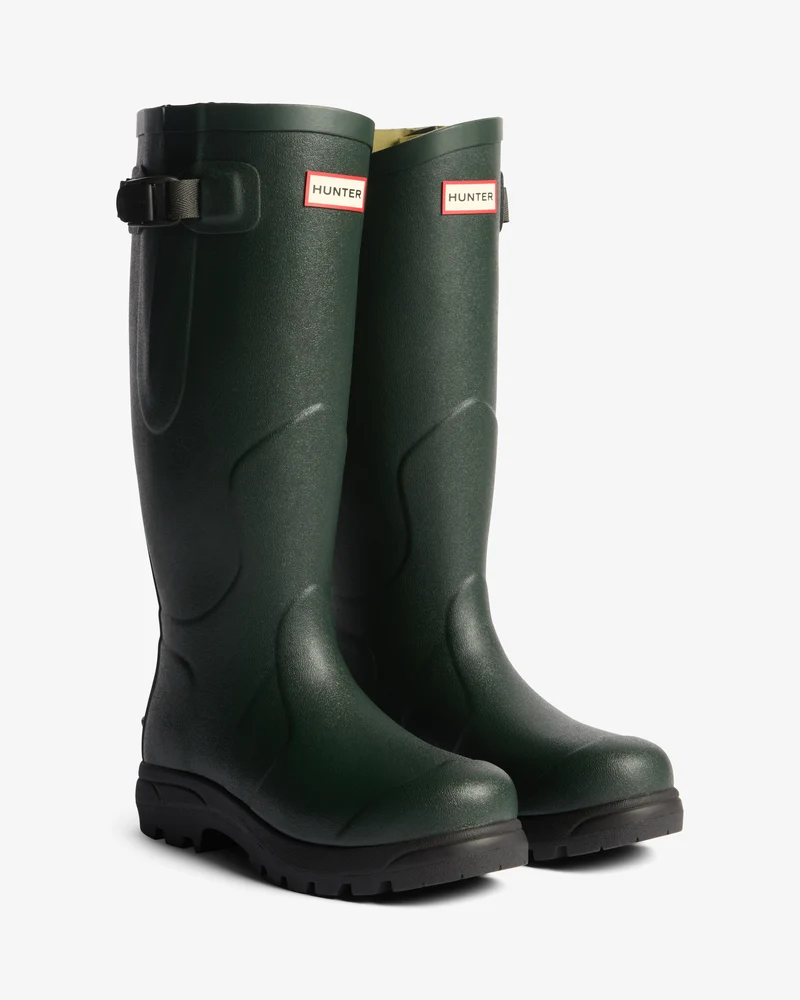 Balmoral MKII Side Adjustable Wellington Gummistiefel Dunkelgrün (Unisex)