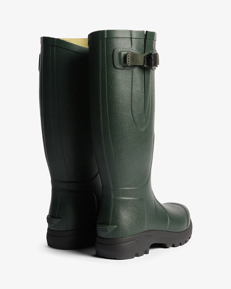 Balmoral MKII Side Adjustable Wellington Gummistiefel Dunkelgrün (Unisex)