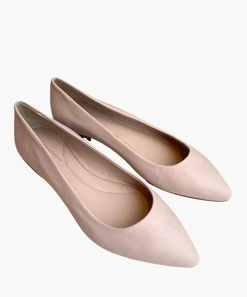 Marie Morenz Ballerina Damen Leder Nude