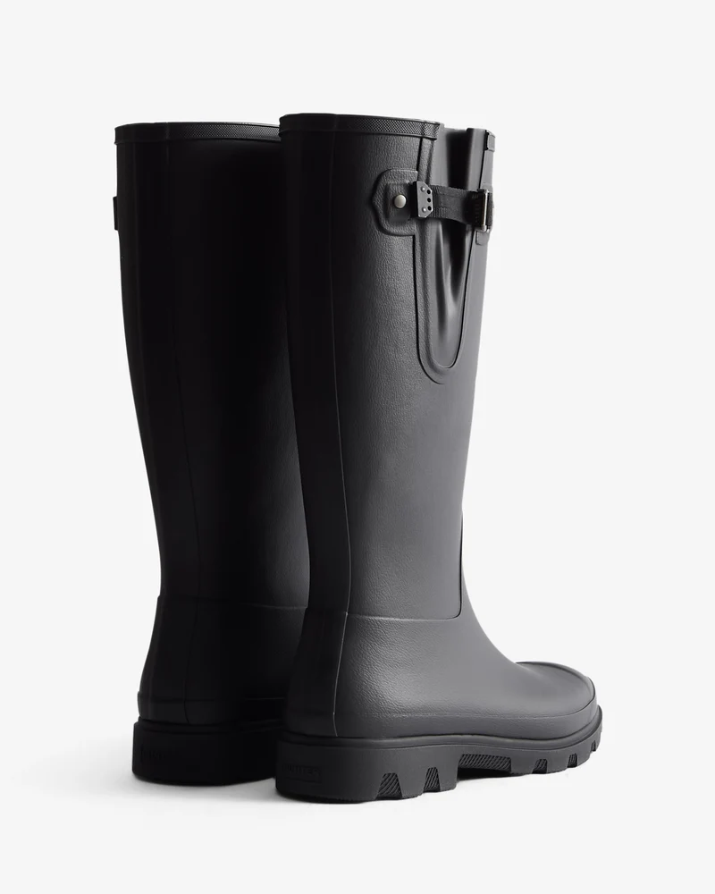 Field Downpour Adjustable Wellington Gummistiefel Schwarz (Unisex)