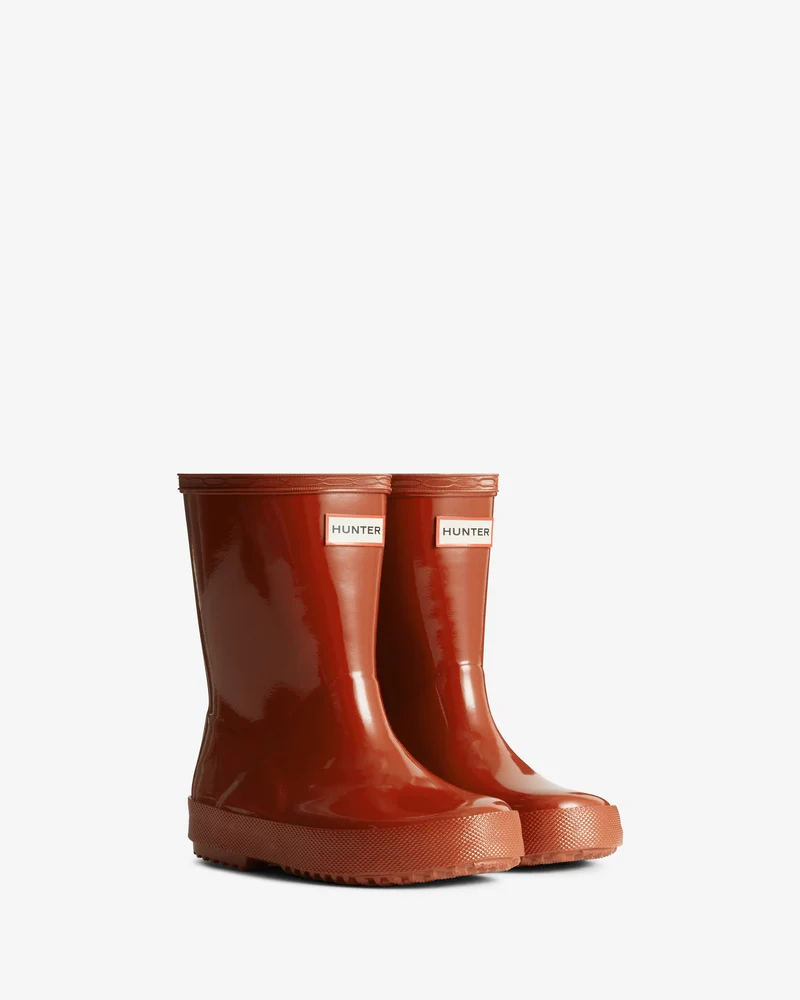 Original Kids First Gloss Wellington Gummistiefel Rot Little Kids (18 Months-8 Years)
