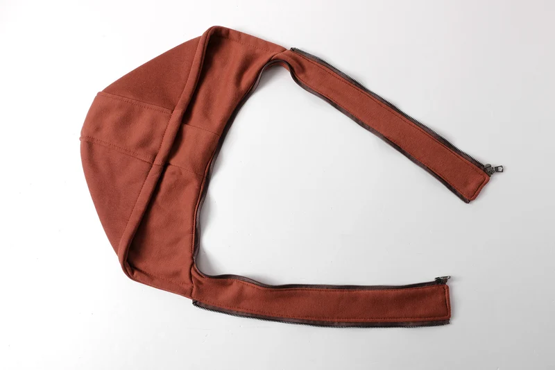 Herren Kunstleder-Flightblouson mit integriertem Kapuzenlayer, Reißverschluss-Brusttasche und Rippbündchen Nord Taschen