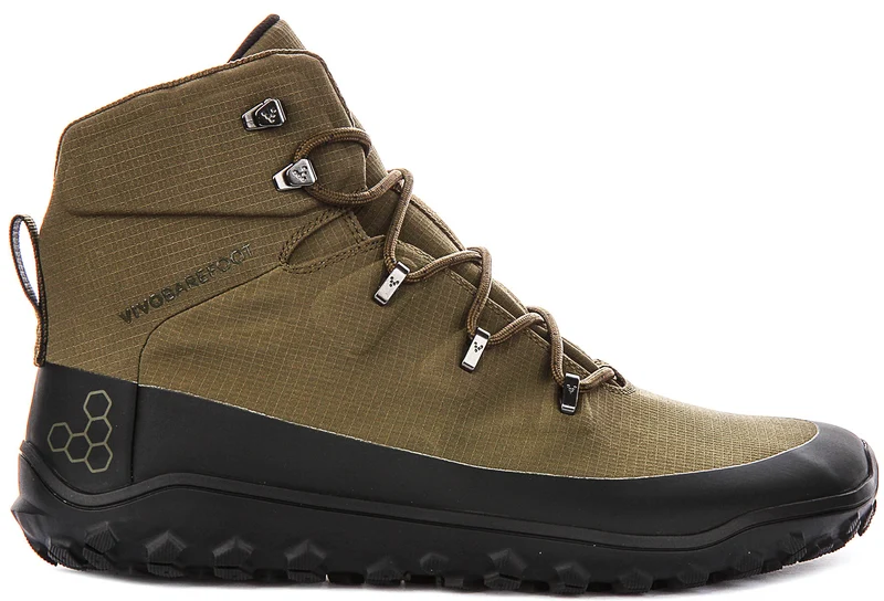 Vivobarefoot Tracker Textile In Olive For Men