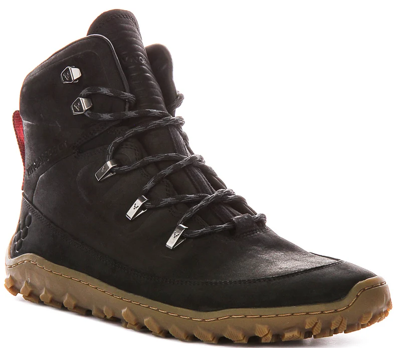 Vivobarefoot Tracker Leather In Black For Women