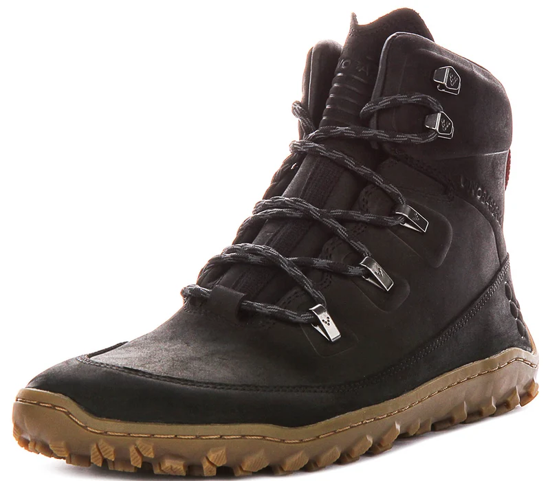 Vivobarefoot Tracker Leather In Black For Women
