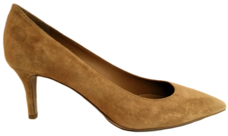 Fabio Rusconi, Milli, cognacbrauner Pumps aus Wildleder