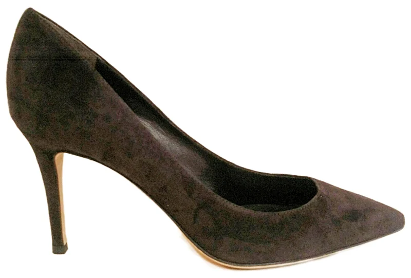 Fabio Rusconi, Nataly, Pumps aus Wildleder in Aubergine