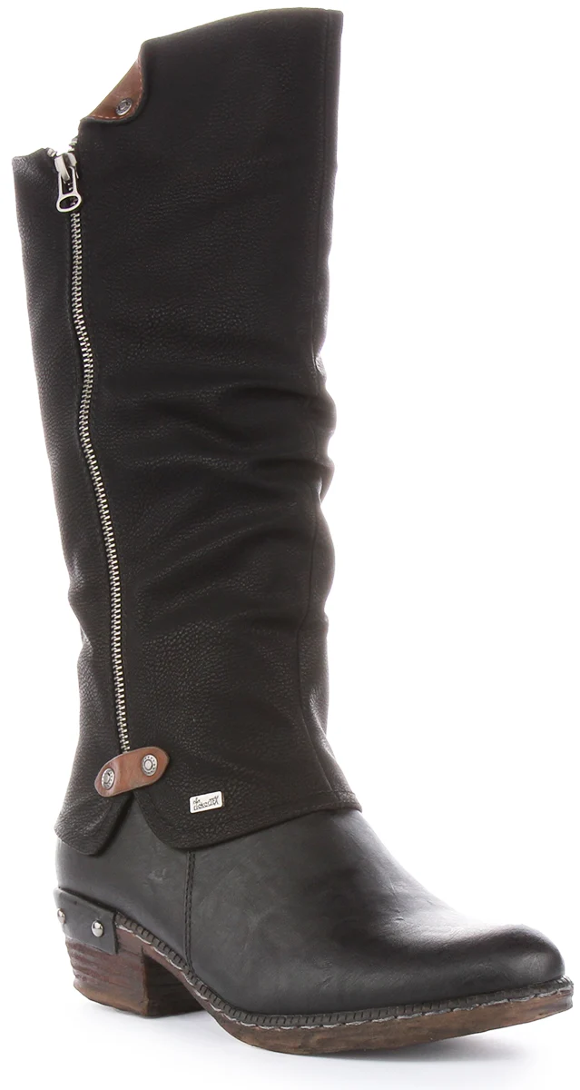 Rieker 93655-00 In Black For Women