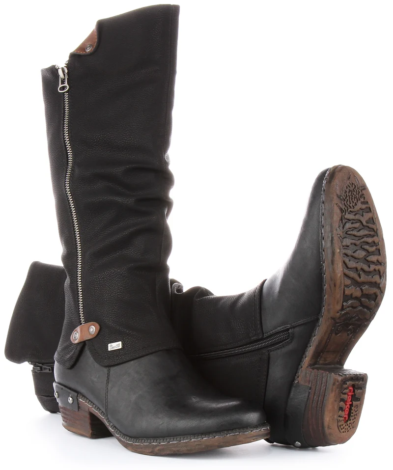 Rieker 93655-00 In Black For Women