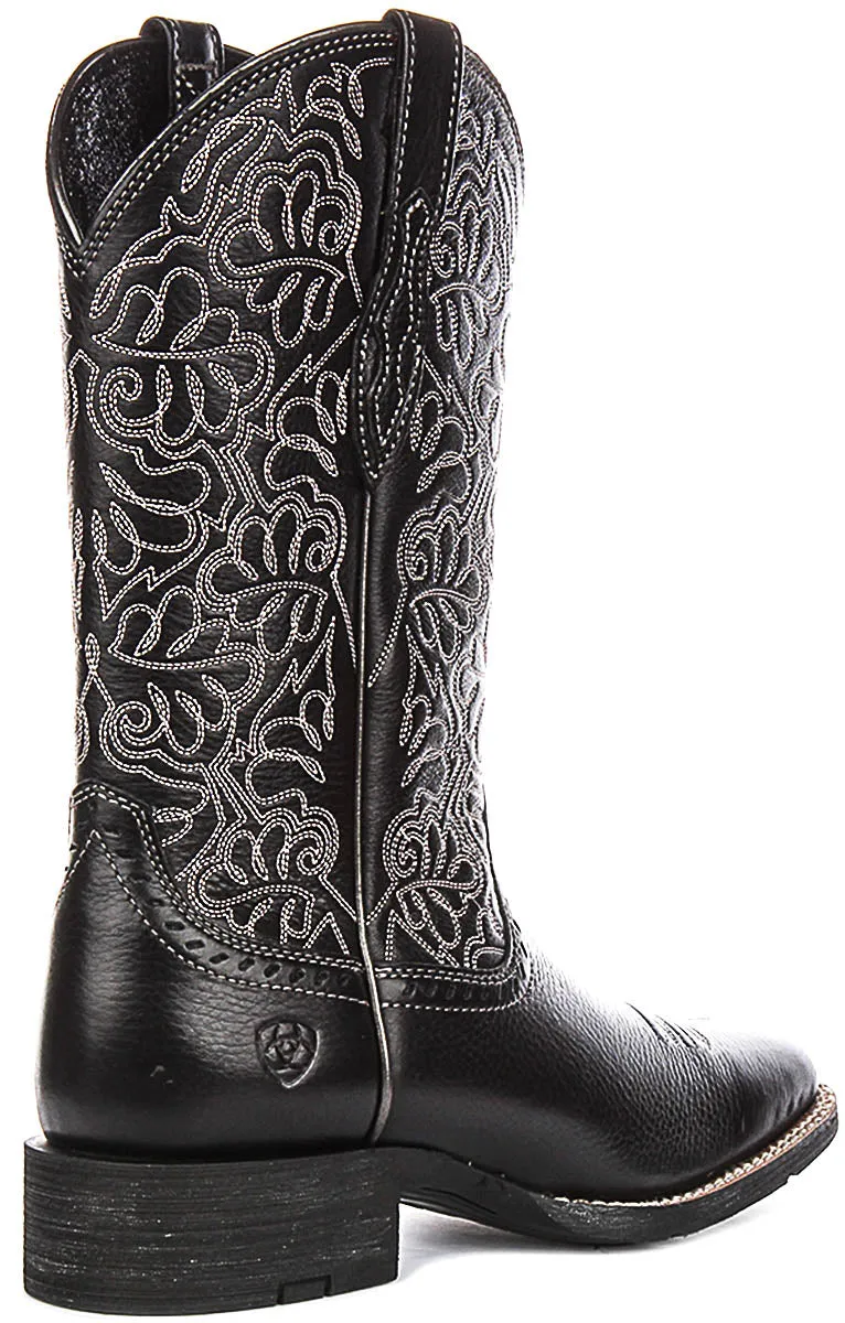 Ariat Round Up Remuda In Black For Women