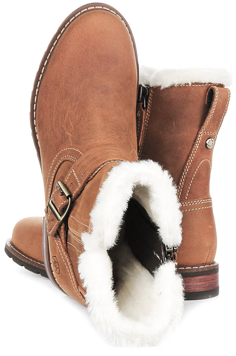 Ariat Savannah Sherpa Waterproof In Dark Brown For Women