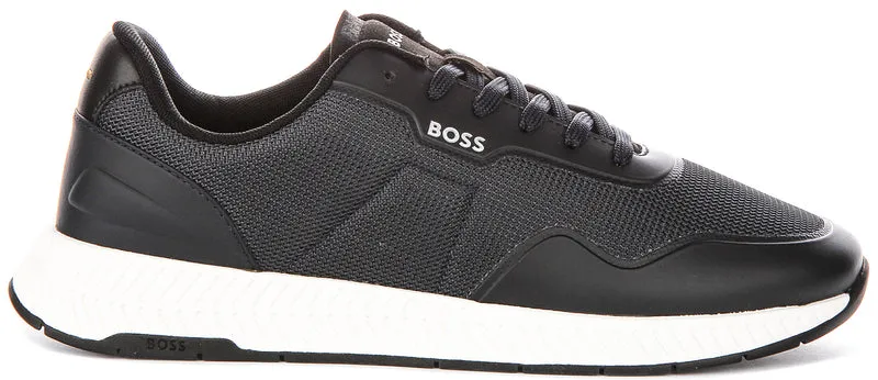Boss Titanium Runner In Dark Blue For Men