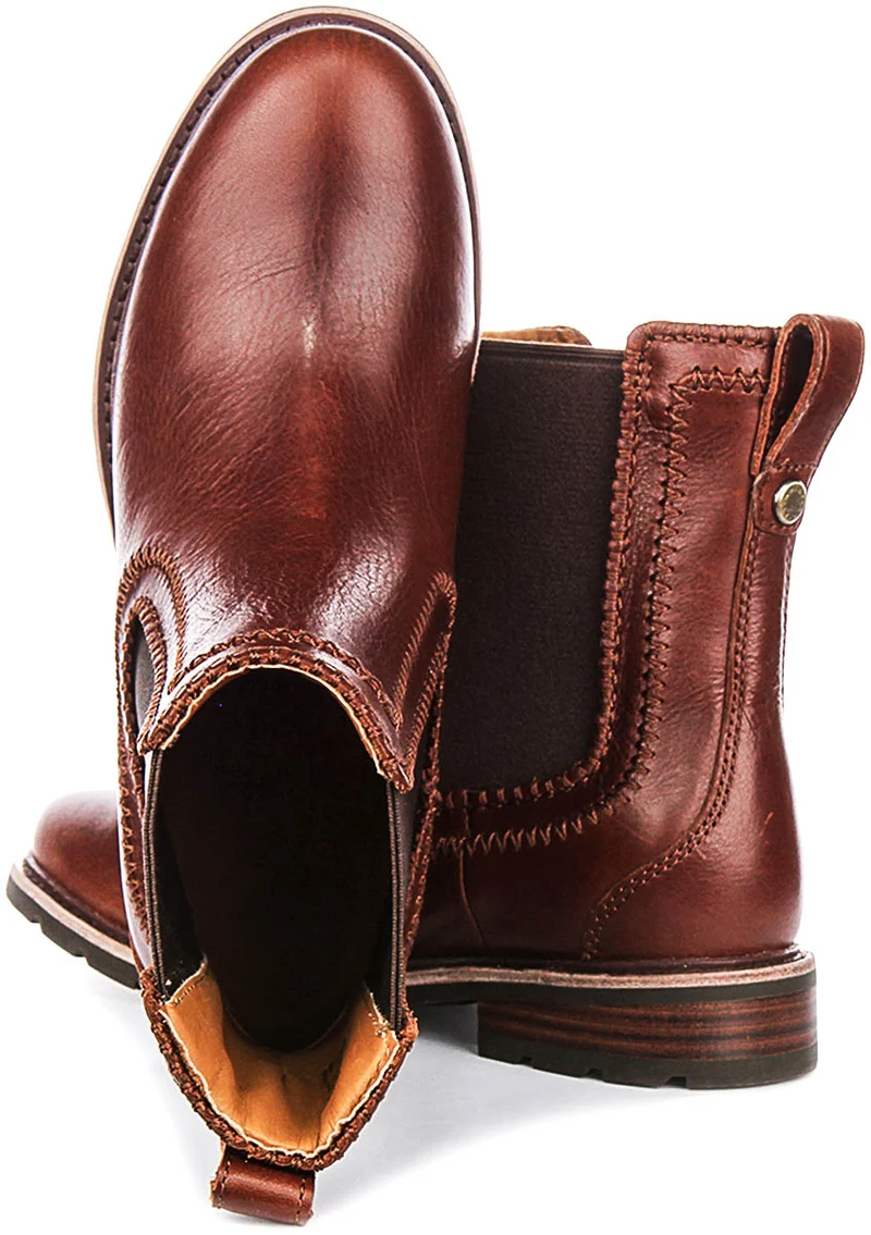 Ariat Wexford Whip Stitch Chelsea Boots In Cognac