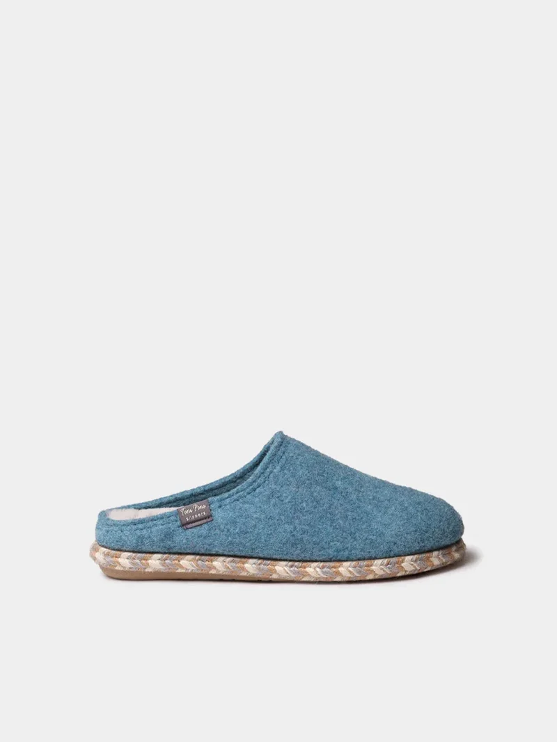 Slippers abiertas para mujer en fieltro | DELI-FP
