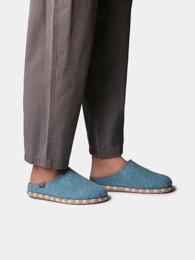 Slippers abiertas para mujer en fieltro | DELI-FP
