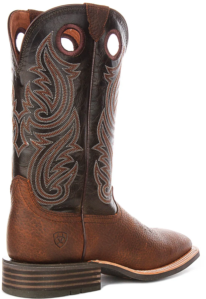 Ariat Highland Tough Stock In Dark Brown For Men