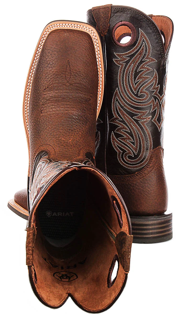 Ariat Highland Tough Stock In Dark Brown For Men