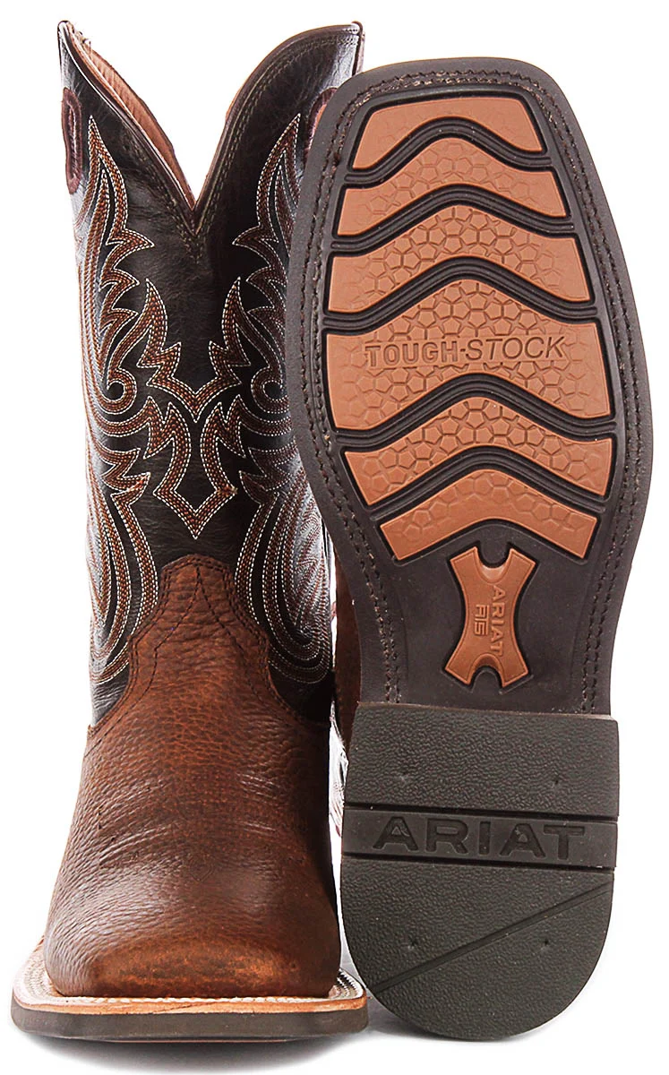 Ariat Highland Tough Stock In Dark Brown For Men