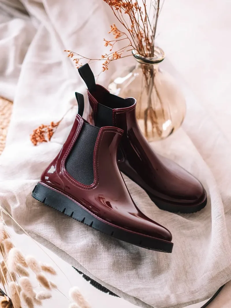 Botines de agua para mujer en goma brillante | COLORADO