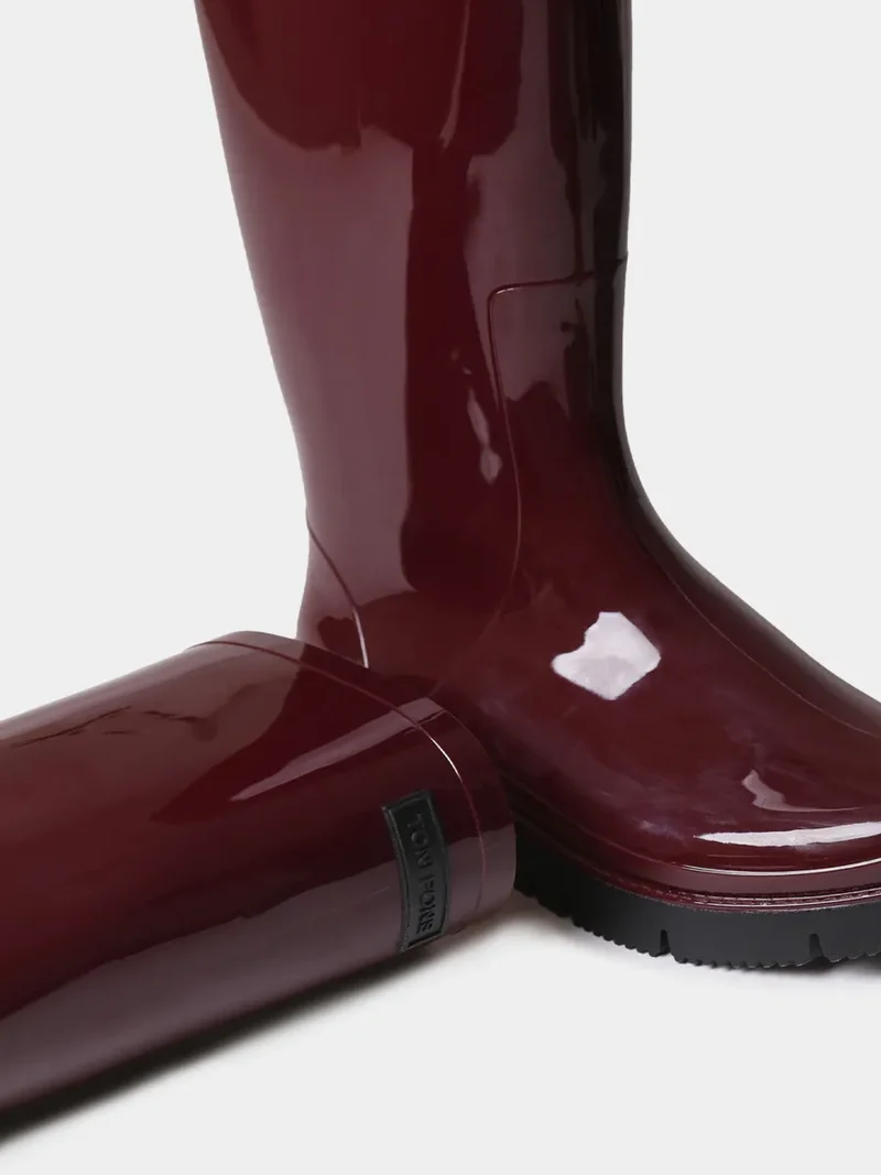Bota de agua para mujer en goma con acabado brillante | CLERMONT
