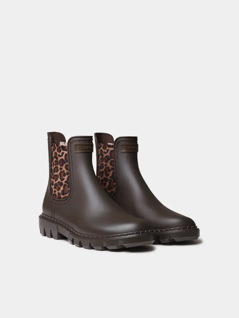 Botines de agua para mujer con elásticos en animal print | CLAYTON