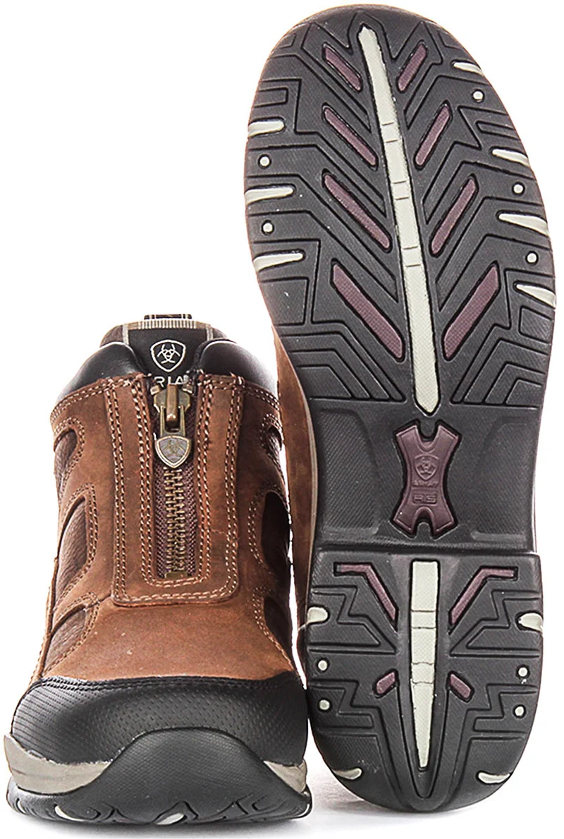 Ariat Terrain Zip H20 In Brown For Women | Waterproof