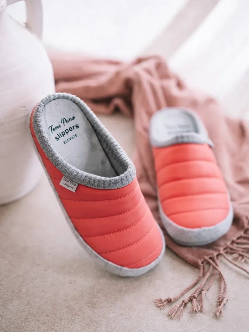 Slippers acolchadas tipo zueco con cuña para mujer | ALINS