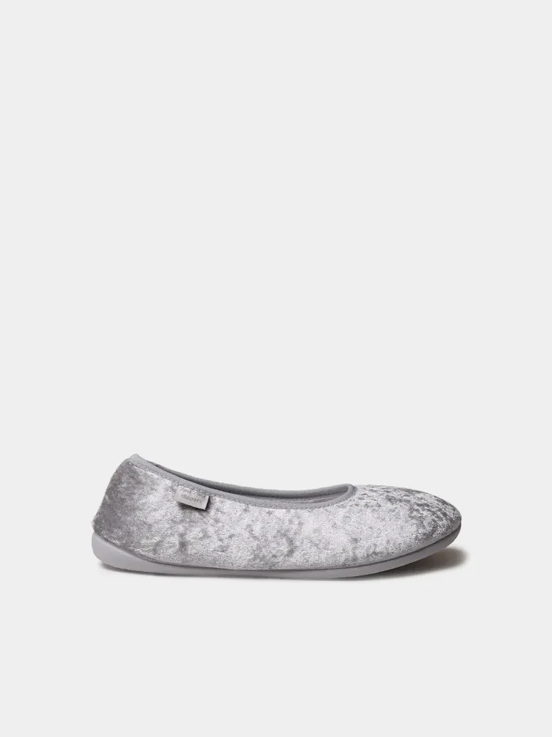 Zapatillas tipo bailarina de terciopelo para mujer | ALTEA