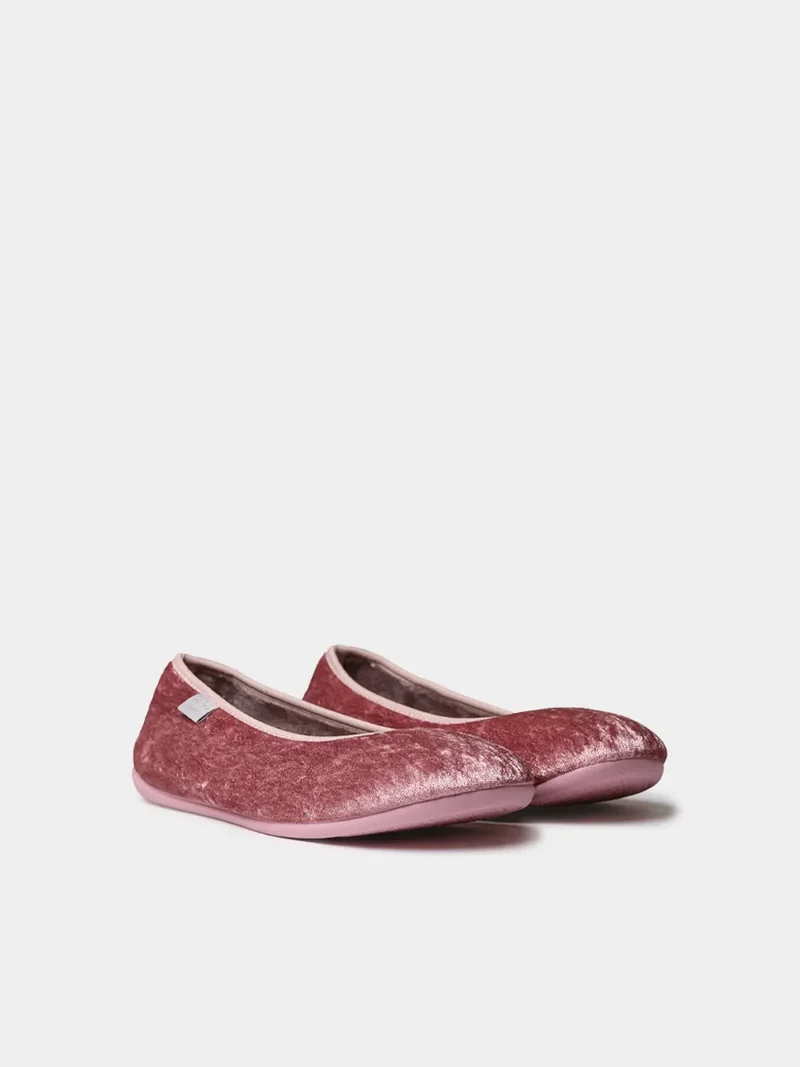 Zapatillas tipo bailarina de terciopelo para mujer | ALTEA
