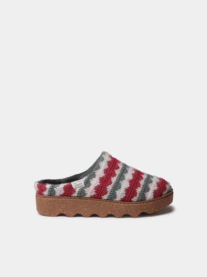 Zueco multicolor con plataforma para mujer | JOYCE-NS