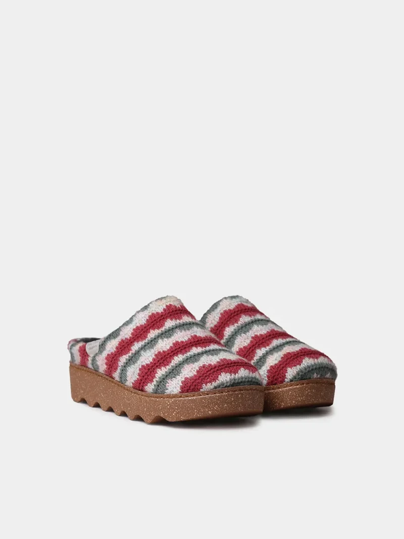Zueco multicolor con plataforma para mujer | JOYCE-NS