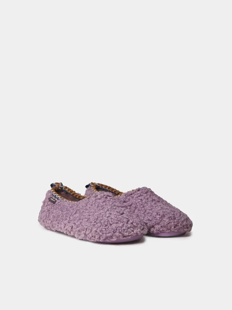Zapatilla tipo babucha para mujer en borrego | MARTA-SH