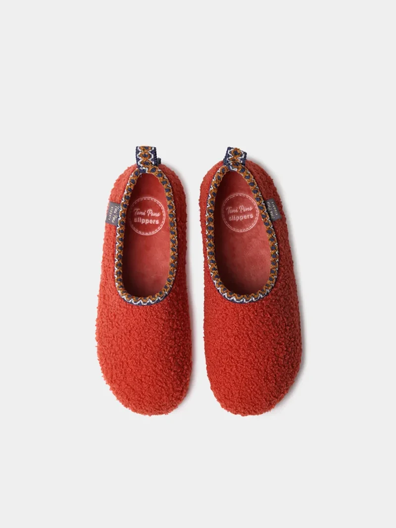Zapatilla tipo babucha para mujer en borrego | MARTA-SH