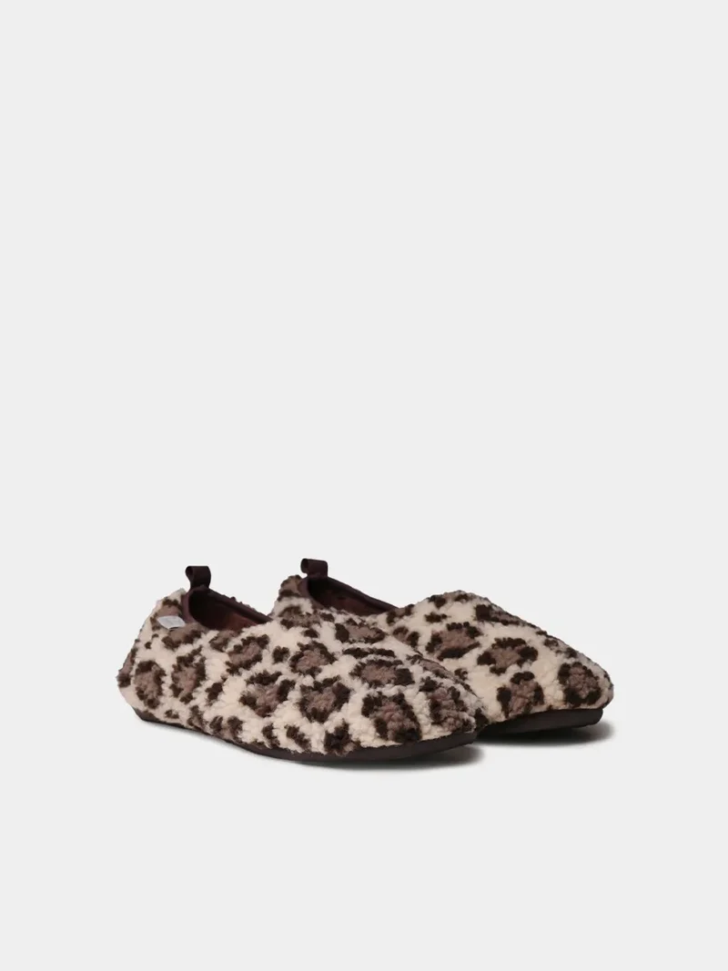 Zapatilla tipo babucha para mujer en borrego | MARTA-SH