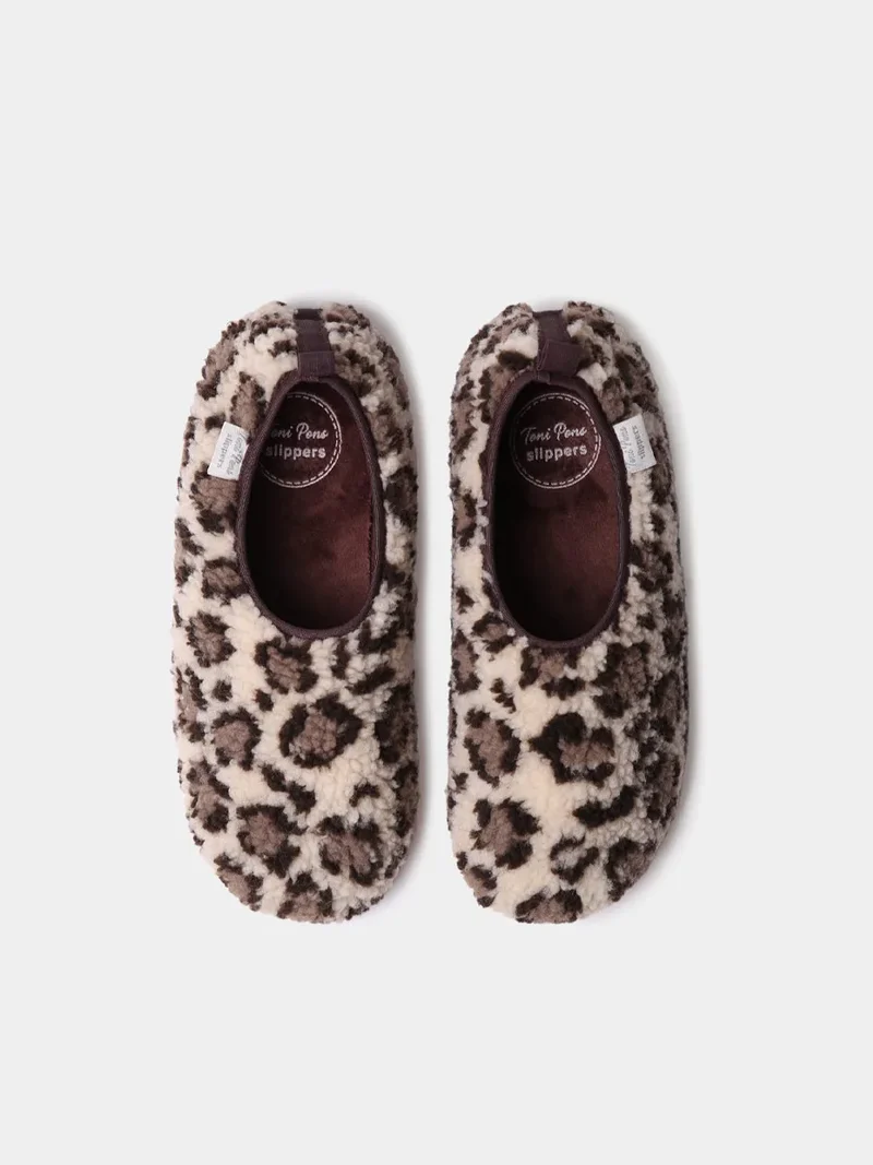 Zapatilla tipo babucha para mujer en borrego | MARTA-SH