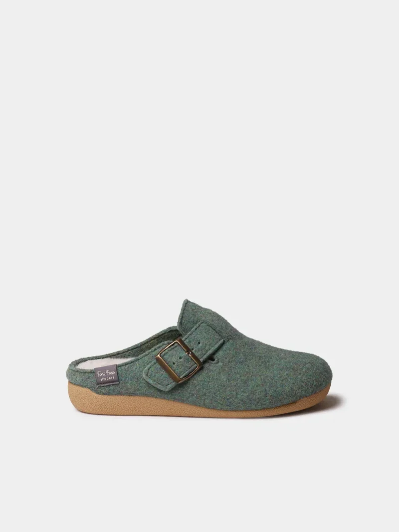 Slipper de mujer tipo zueco con hebilla | MIMA-FP