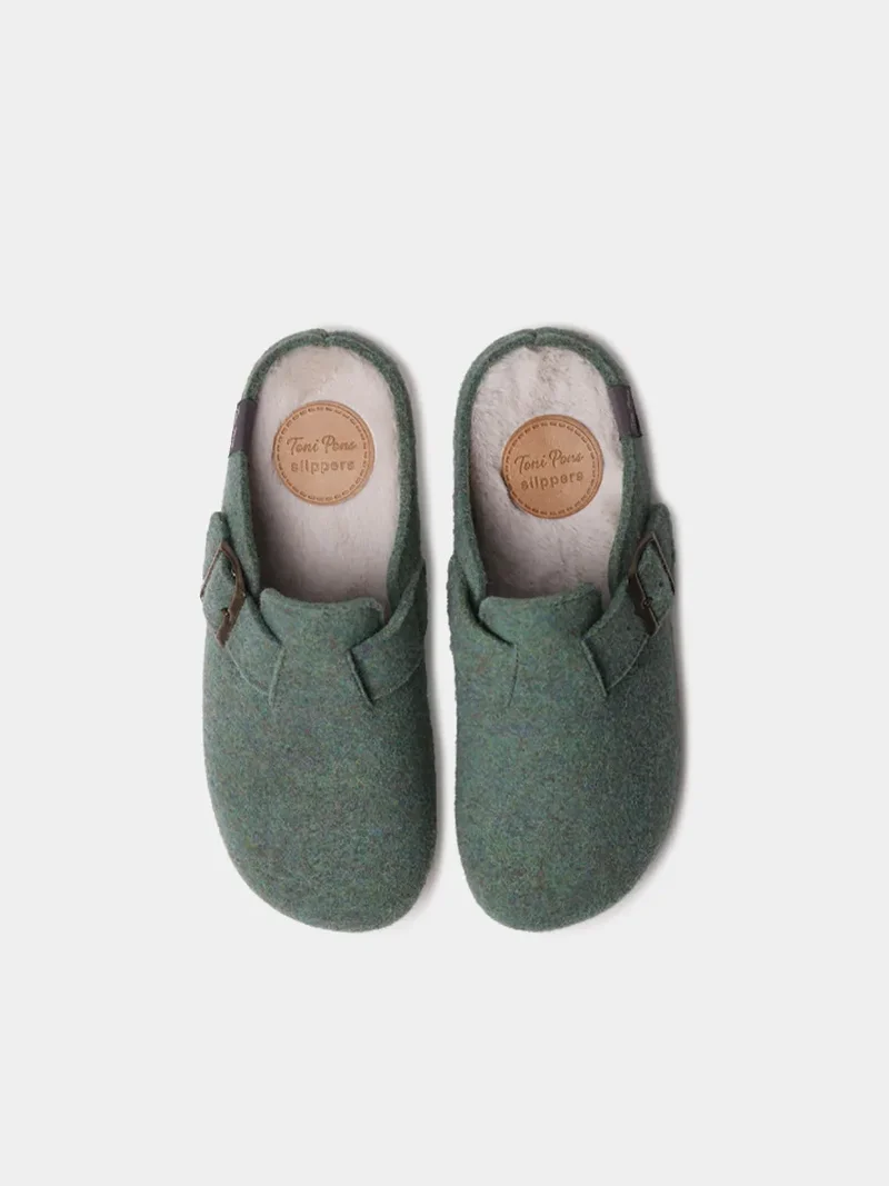 Slipper de mujer tipo zueco con hebilla | MIMA-FP