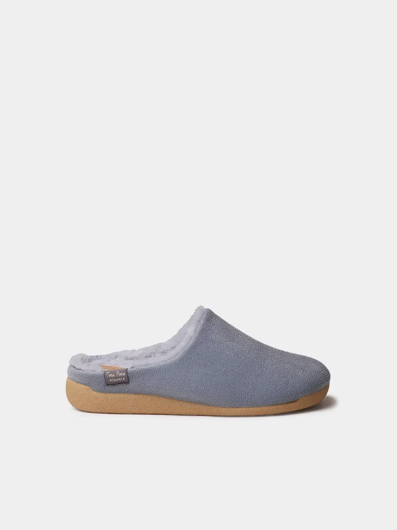 Zapatilla de casa tipo zueco con forro interior para mujer | MOSUL-BD