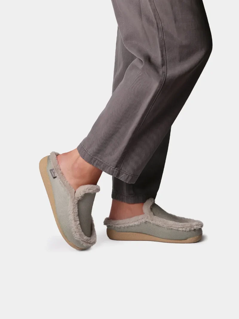 Zapatilla de casa tipo zueco con forro interior para mujer | MUNIC-BD