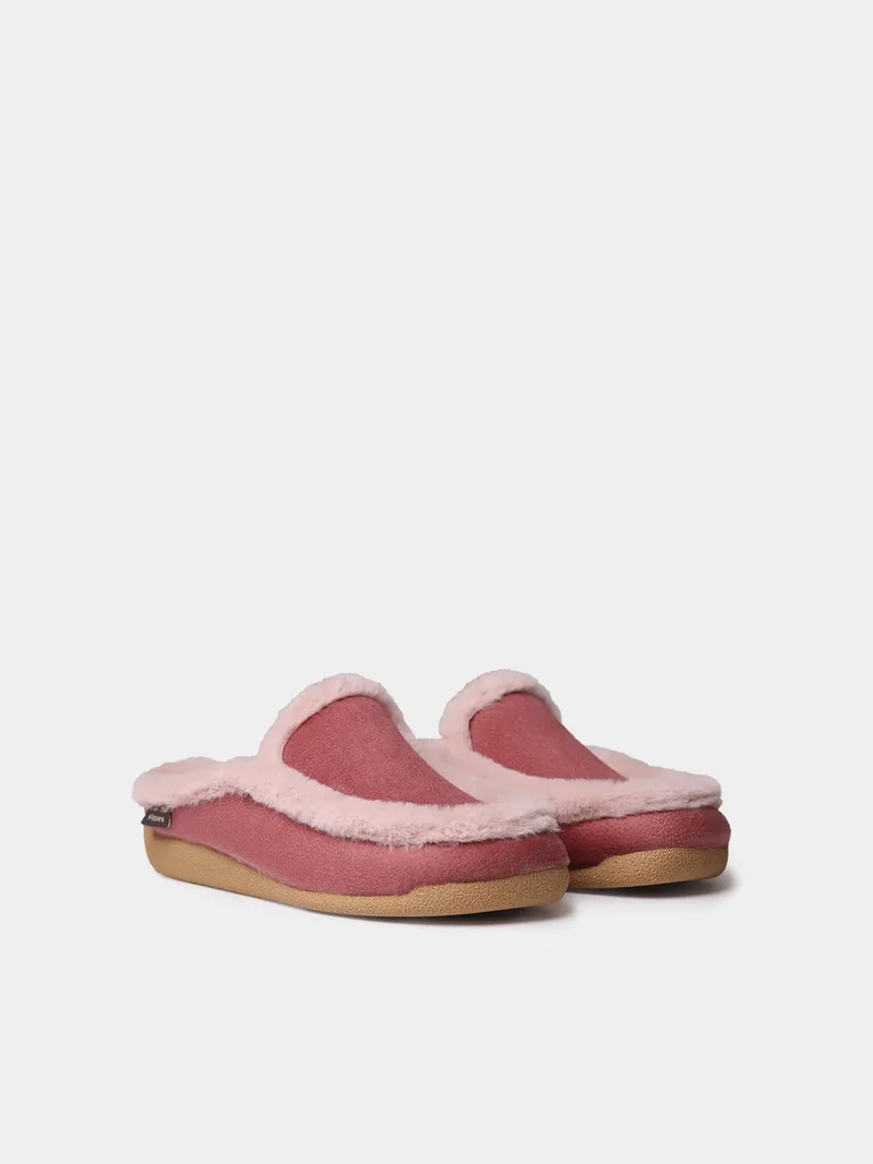 Zapatilla de casa tipo zueco con forro interior para mujer | MUNIC-BD