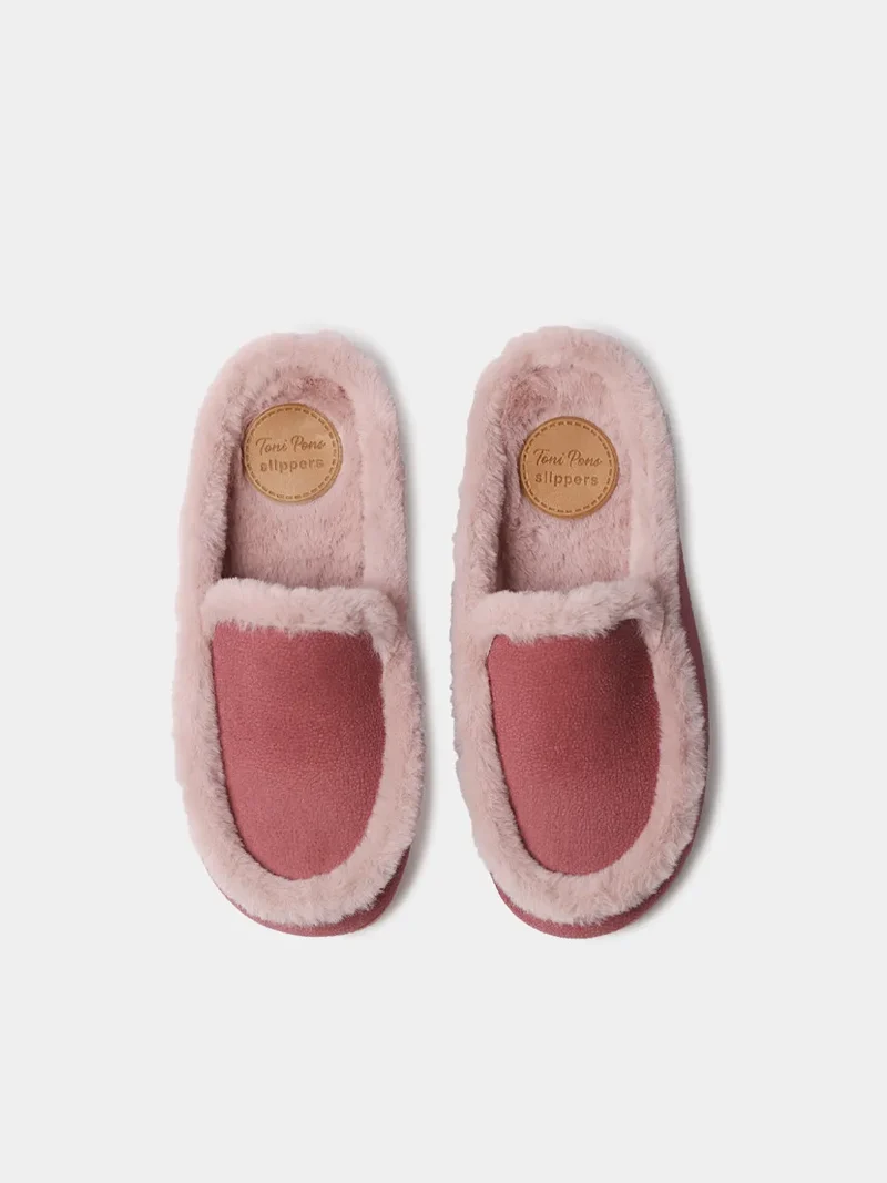Zapatilla de casa tipo zueco con forro interior para mujer | MUNIC-BD