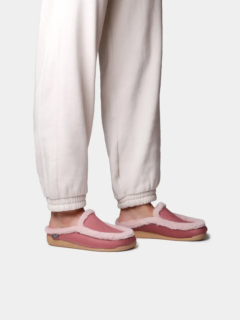 Zapatilla de casa tipo zueco con forro interior para mujer | MUNIC-BD