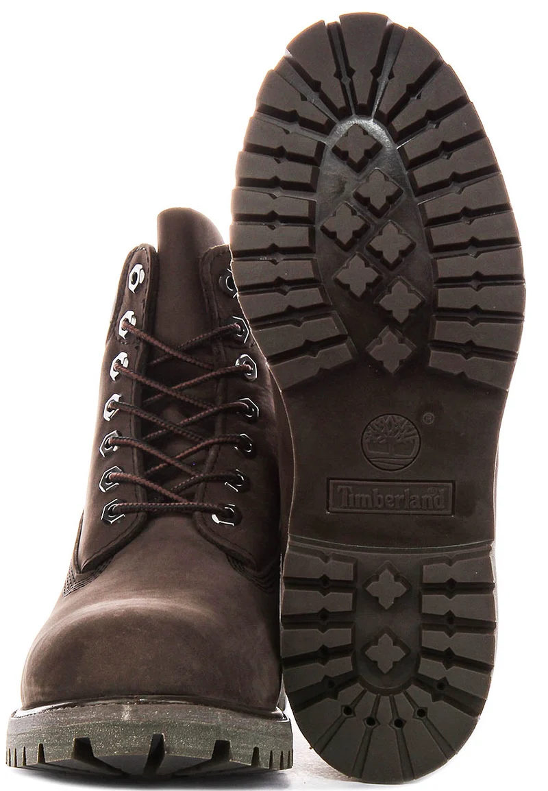 Timberland 6 inch 10001 In Brown Waterproof Wide Fit Ankle Boots