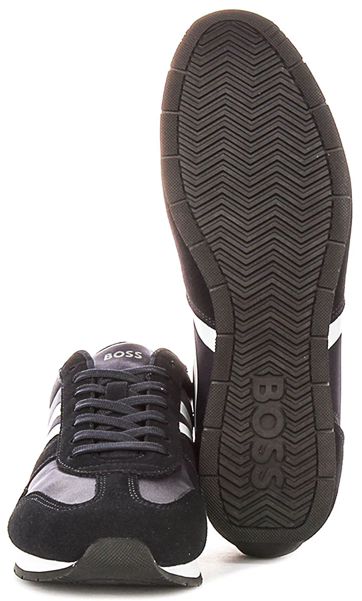 Boss Levon Runner In Dark Blue For Men