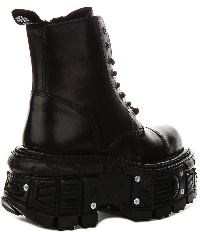 New Rock 083 Tank In Black Boots