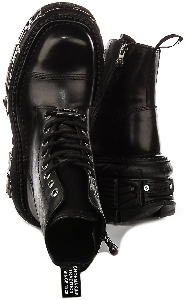 New Rock 083 Tank In Black Boots