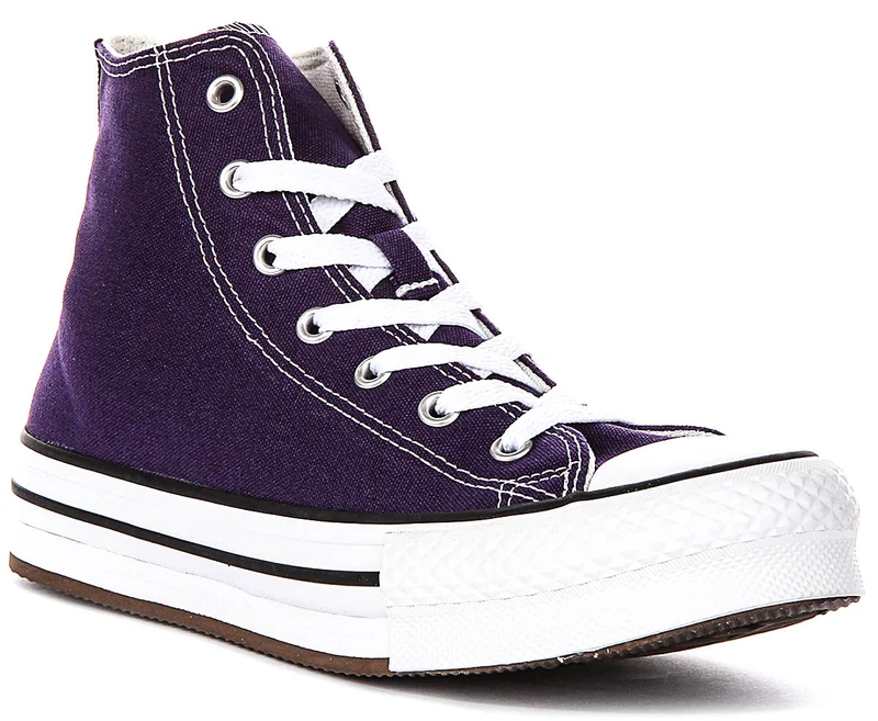 Converse Chuck Taylor All Star Lift Eva A15863C In Purple For Juniors
