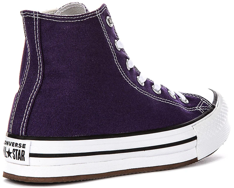 Converse Chuck Taylor All Star Lift Eva A15863C In Purple For Juniors