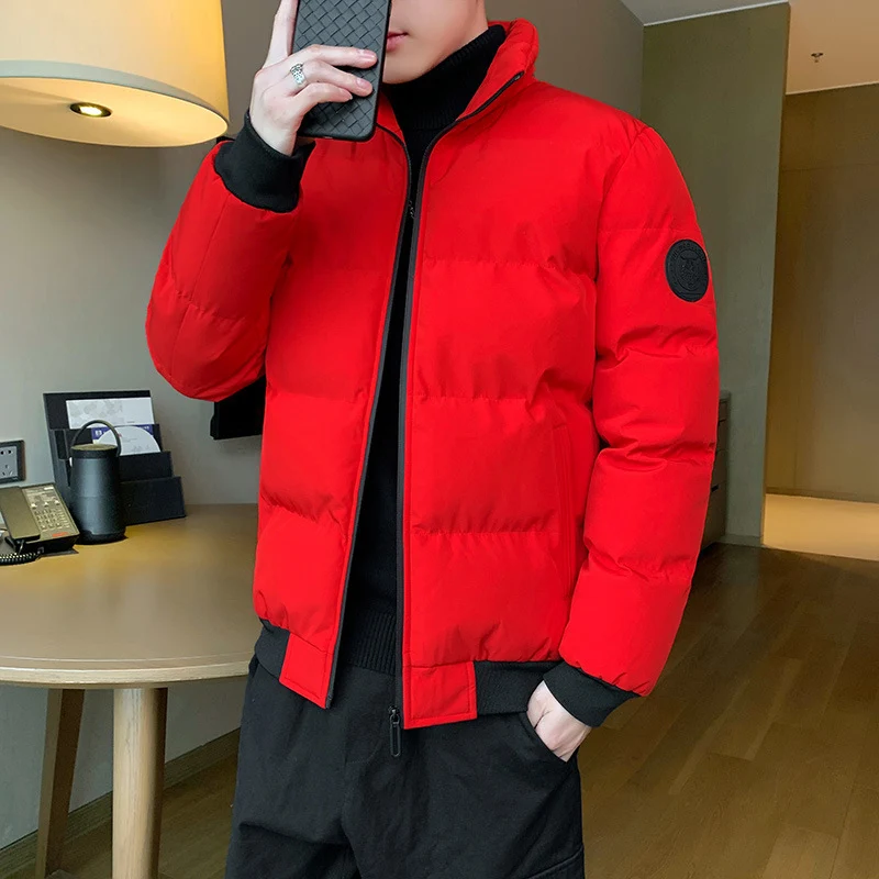 Herren kompakte Thermo-Steppjacke mit hohem Stehkragen, winddichter Außenhülle und elastischen Rippbündchen Nord Taschen