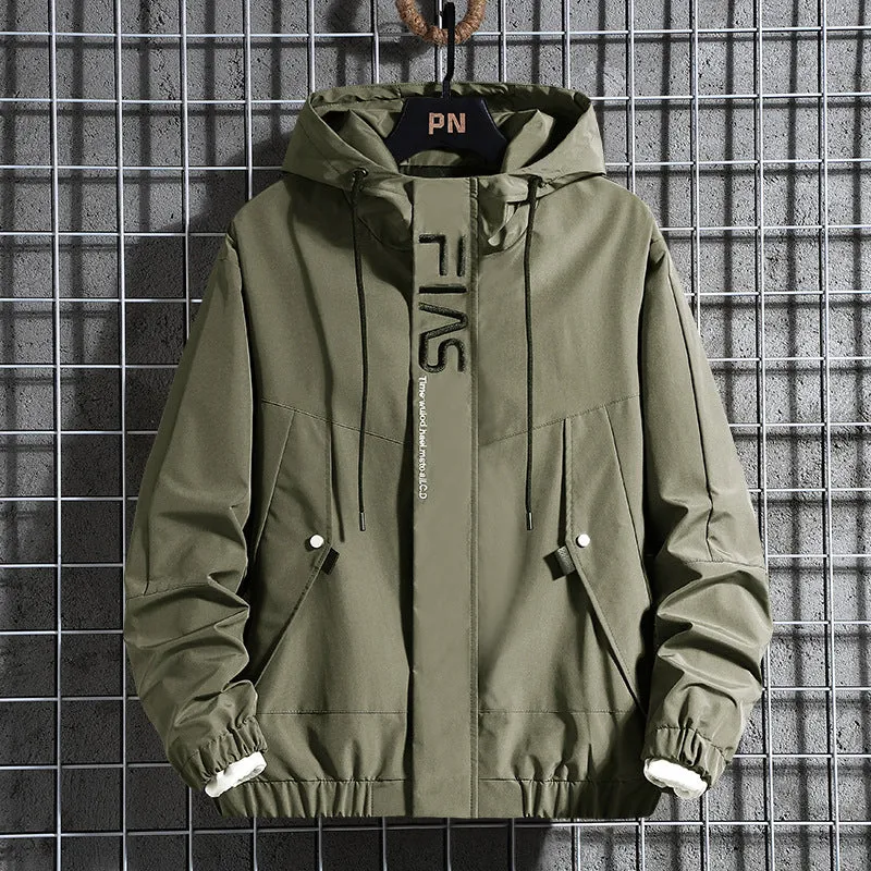 Herren Kapuzen-Fieldparka mit verdeckter Reißverschlussblende, Teddyfleece-Ärmelinnenfutter und Multifunktionstaschen Nord Taschen